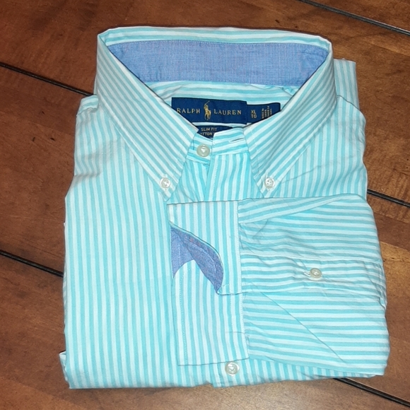 ralph lauren slim fit dress shirt